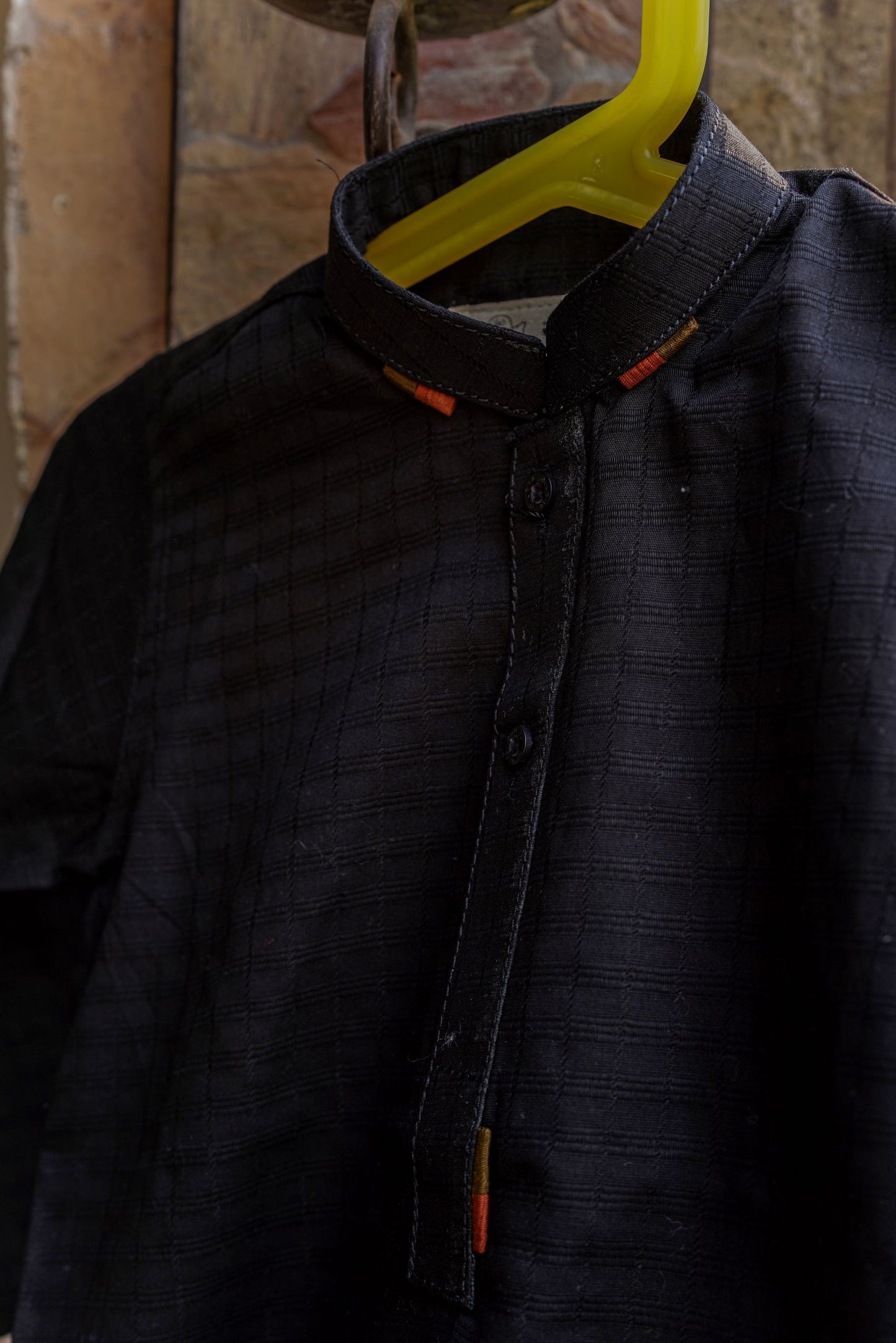 Boys Kurta Shalwar Black