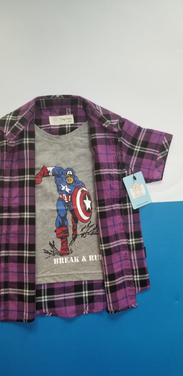 Captain America Double Shirt