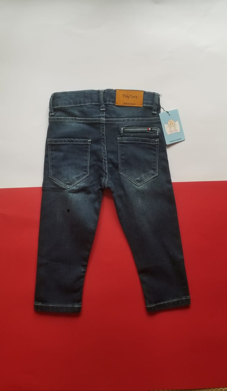 Kids Denim - Dark Blue with red tint