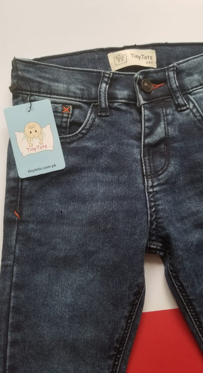 Kids Denim - basic blue with orange tint