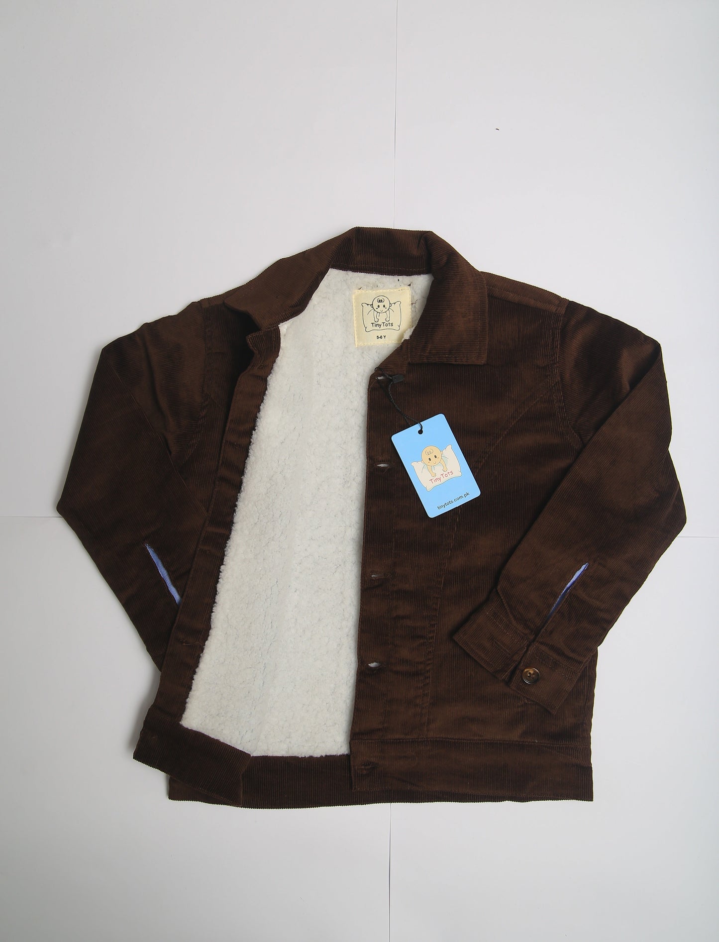 Corduroy Brown jacket with Inner Fur