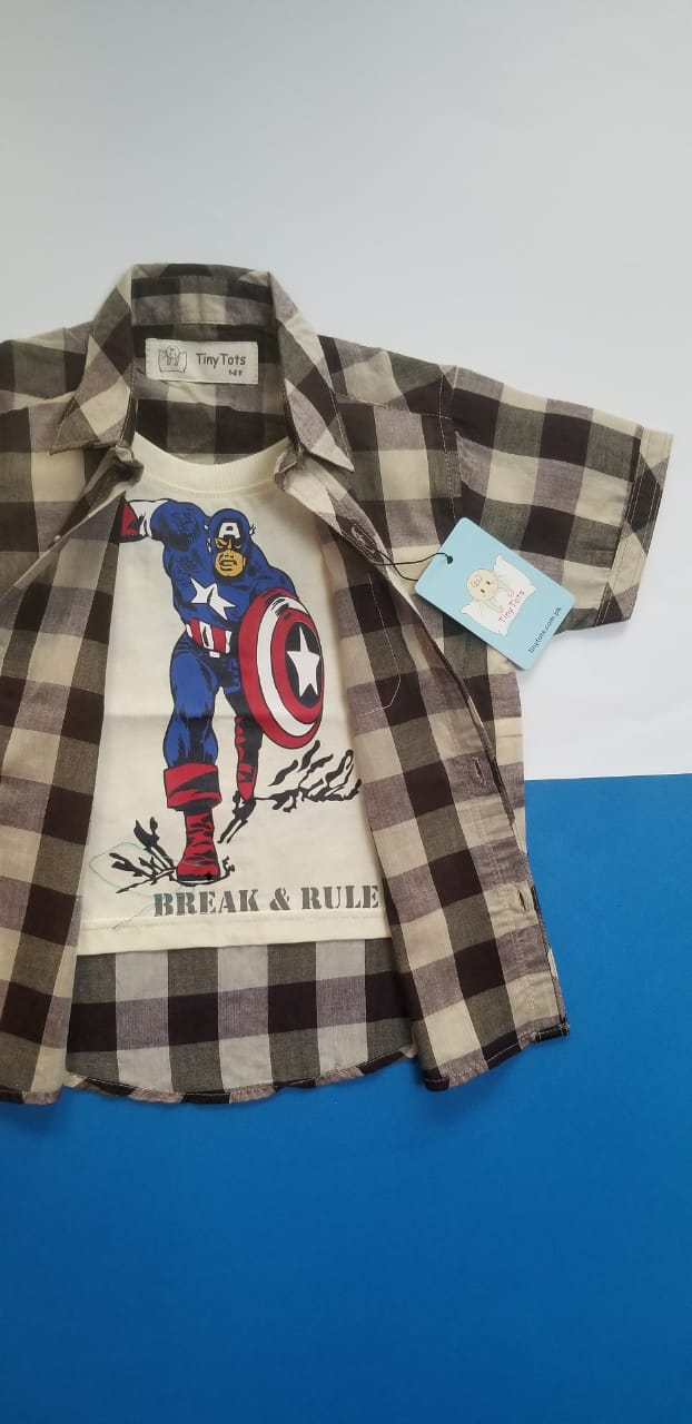 Captain America Double Shirt
