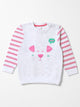 Infants Weef Weef Pink Fleece Sweat Shirt
