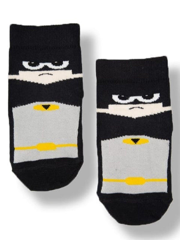 Angry Bird Black Graphic Crew Socks - P14