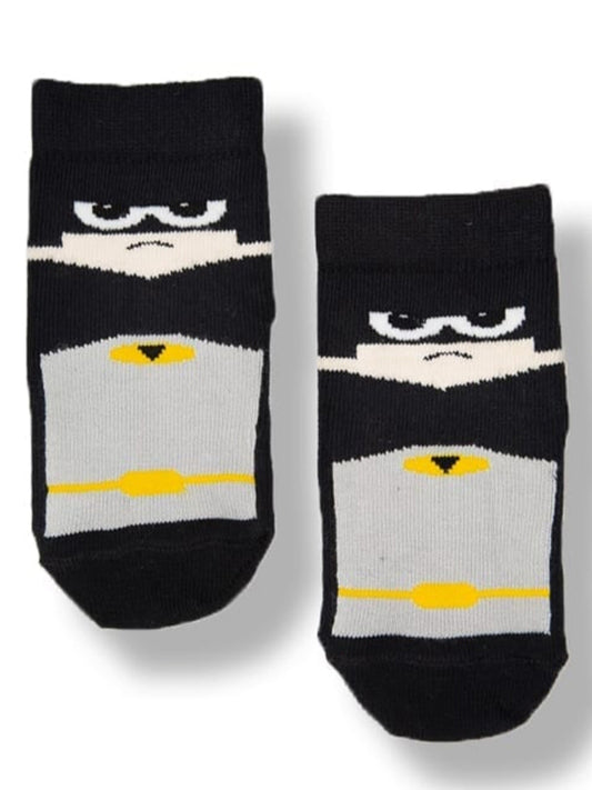 Angry Bird Black Graphic Crew Socks - P14