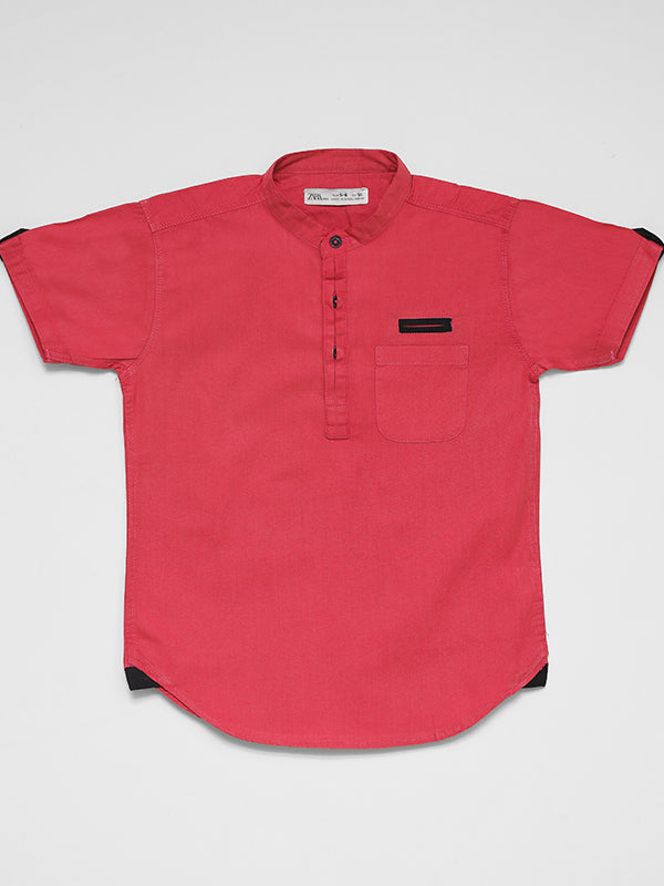 smart casual shirt - Red