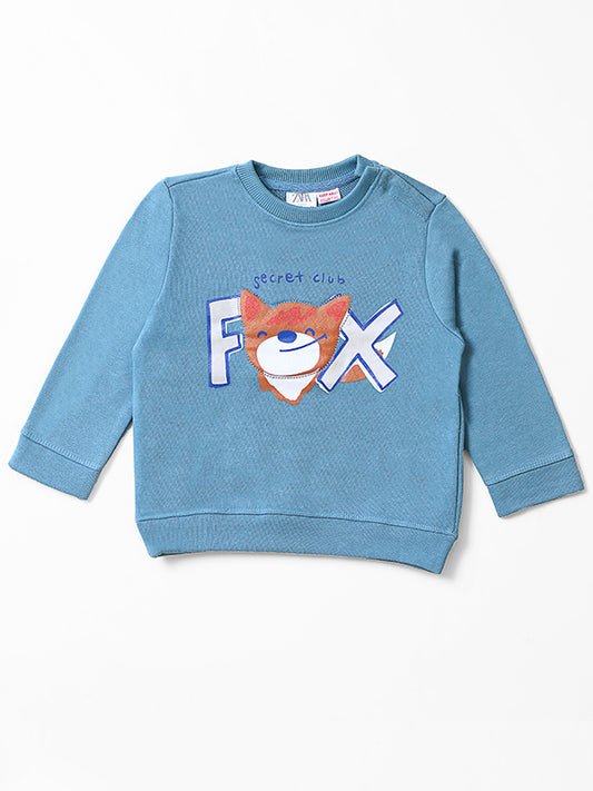 Infants FOX 3D Graphic Soft Fleece Sweat Shirt