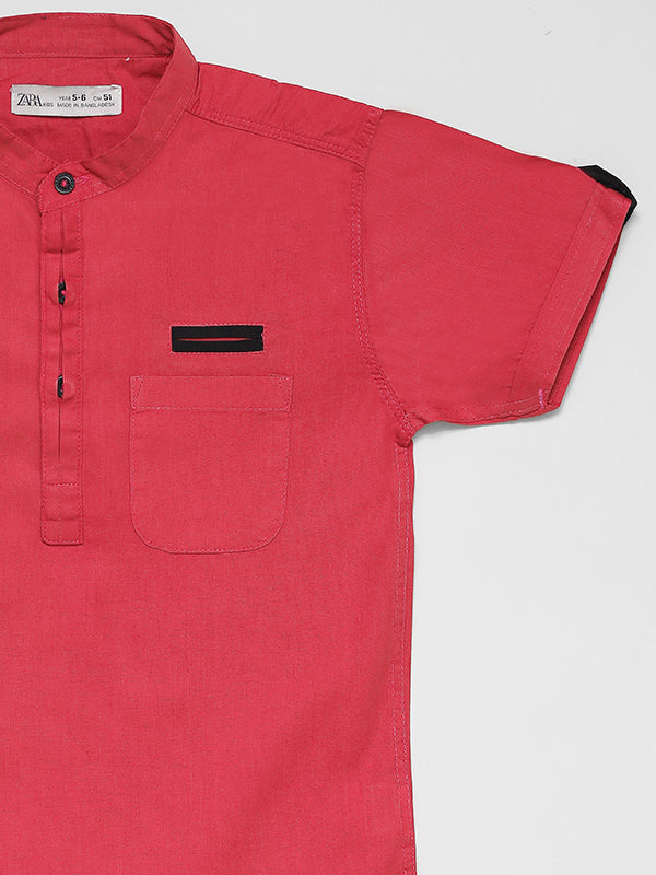smart casual shirt - Red