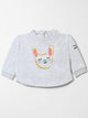 Rabit Face 3D Graphic Fleece Sweat Shirt