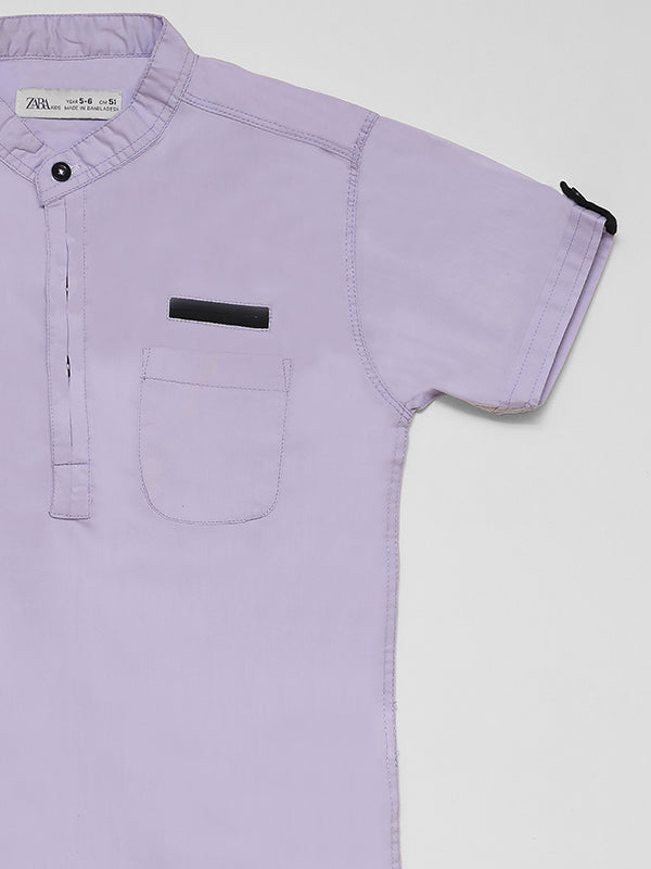 ZARA smart casual boys shirt - purple