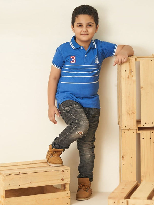 Boys Polo Shirt - Blue