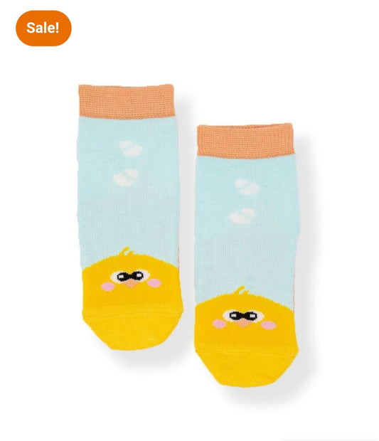 Angry Bird Yellow & Blue Crew Socks - P28
