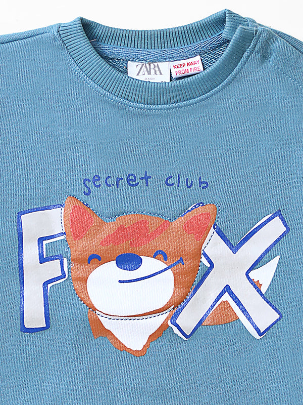 Infants FOX 3D Graphic Soft Fleece Sweat Shirt