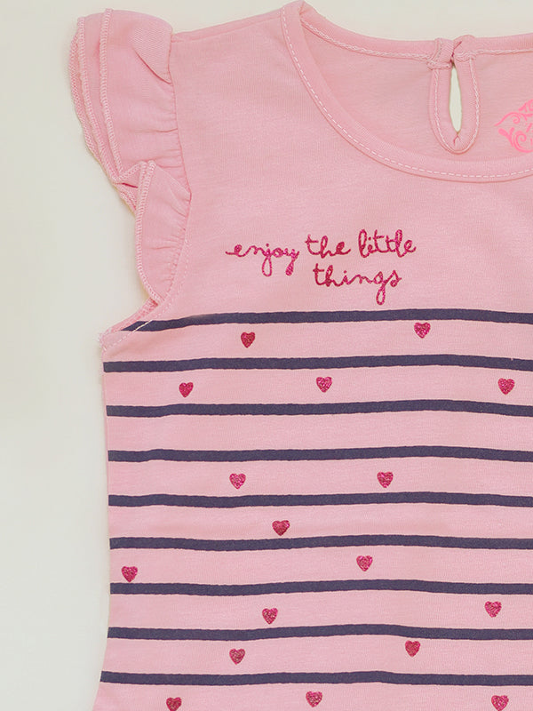 tiny hearts pink girl shirt