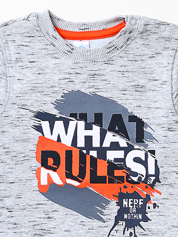 Infants What Rules - Double Fleece Sweat Shirt