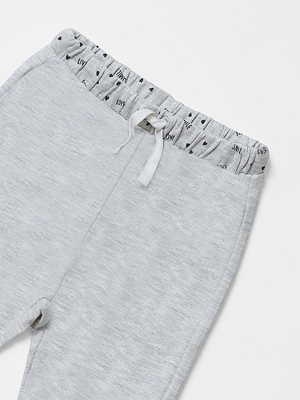 Zara Printed Waist Grey Pajama