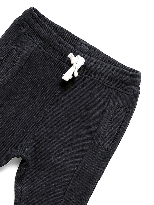 Zara Front Pocket Black Pajama