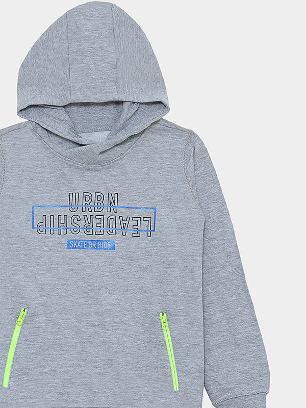 Urben Leadership Grey Fleece Hoodie