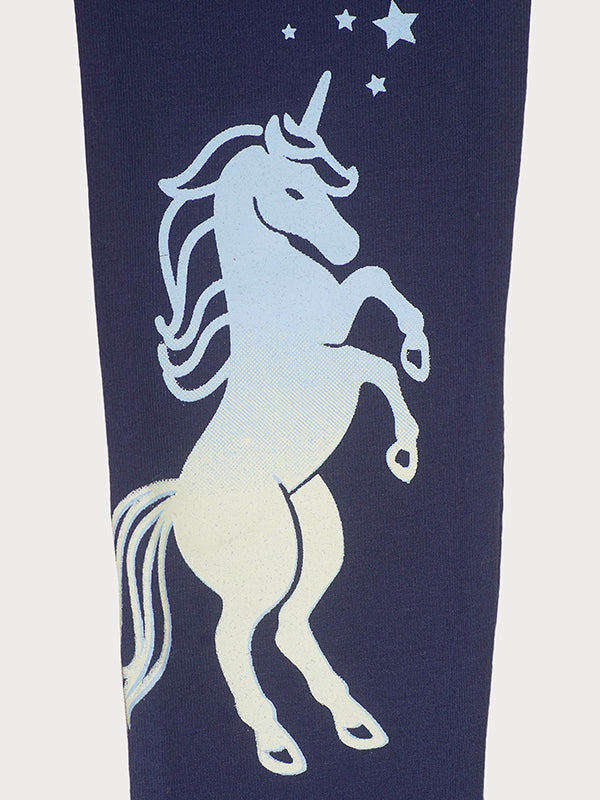 Unicorn Printed girls tights