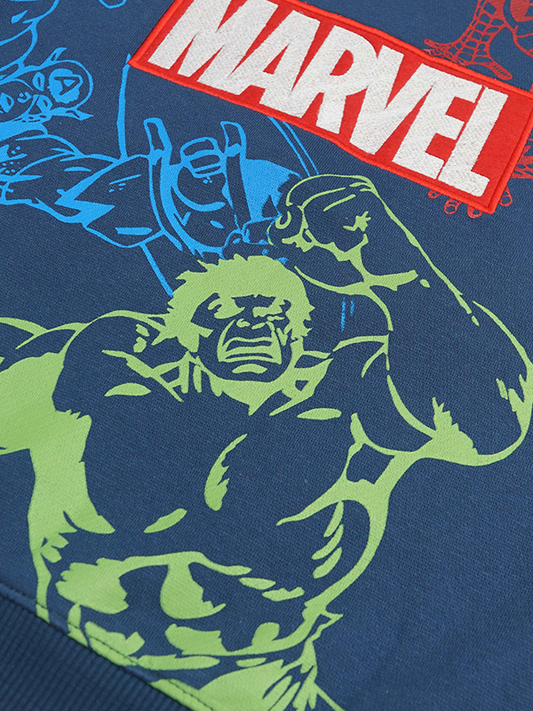 Marvel Fleece Sweat Shirt - 3D Graphic