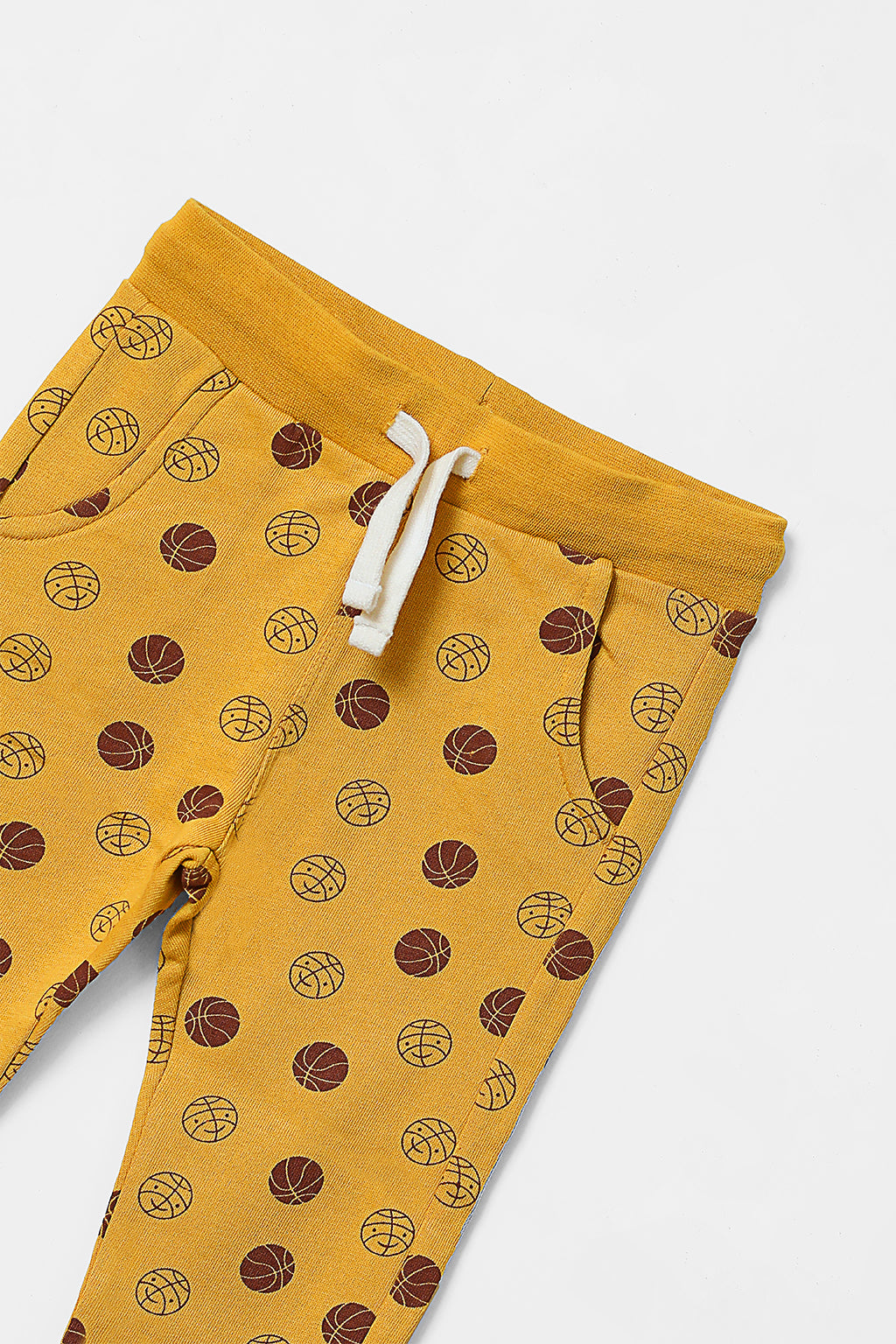 MANGO Yellow Ribbed Pajama