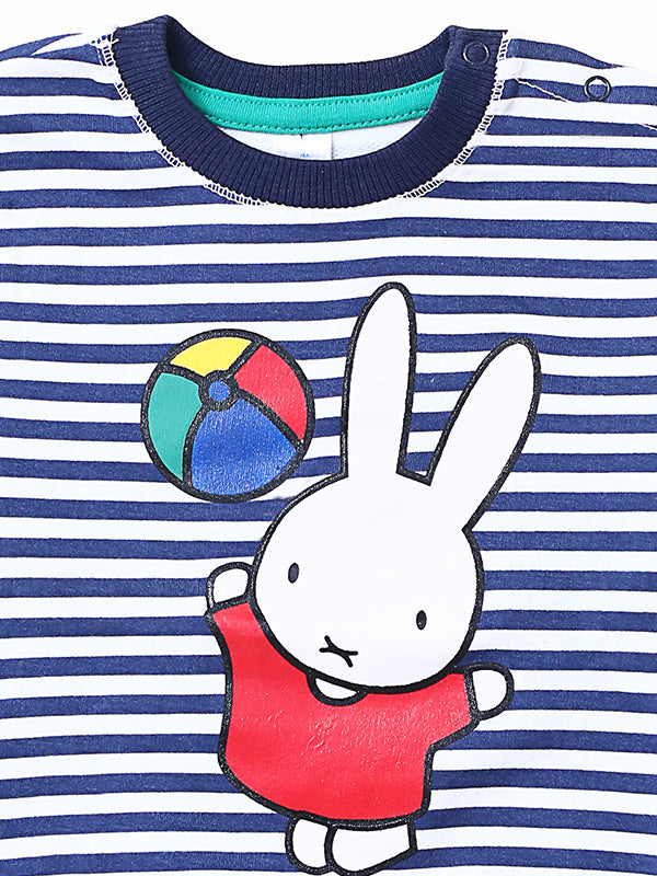 Rabit Play Blue Fleece Sweat Shirt