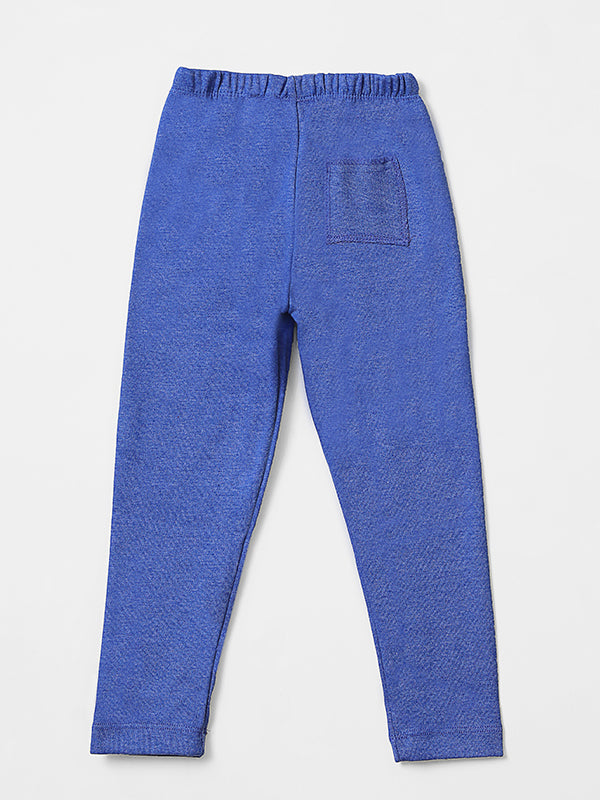 Zara Blue Ribbed Pajama