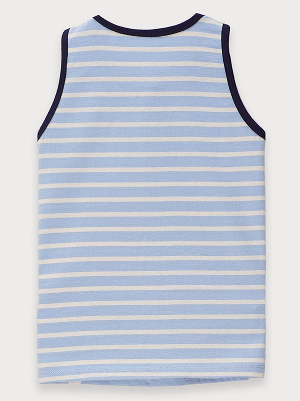 Roll with it - blue sandos shirt