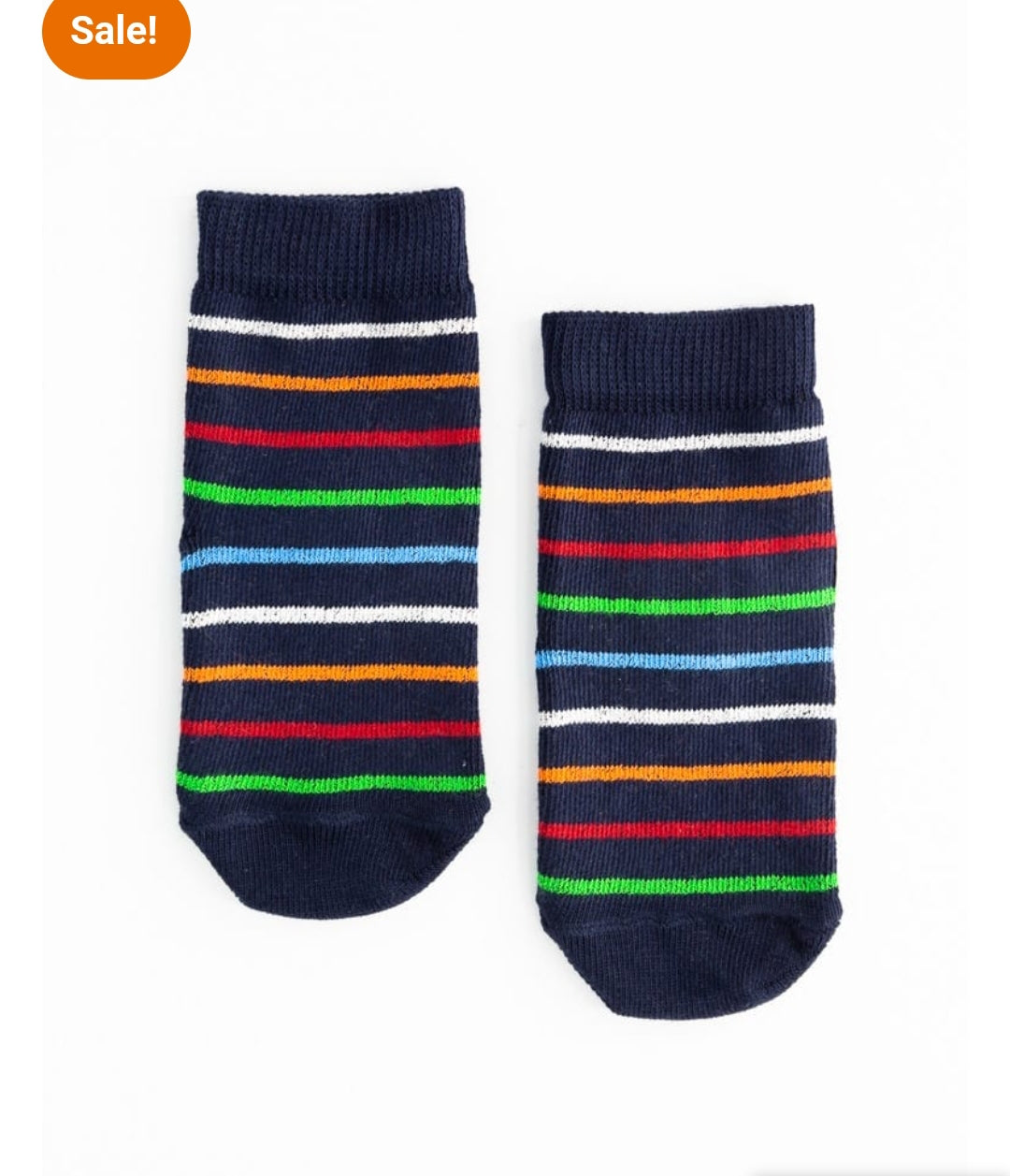 Multi Lining Crew Socks - P37