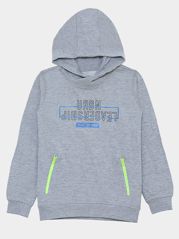 Urben Leadership Grey Fleece Hoodie