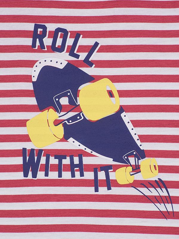 Roll with it - Red Sando Shirt