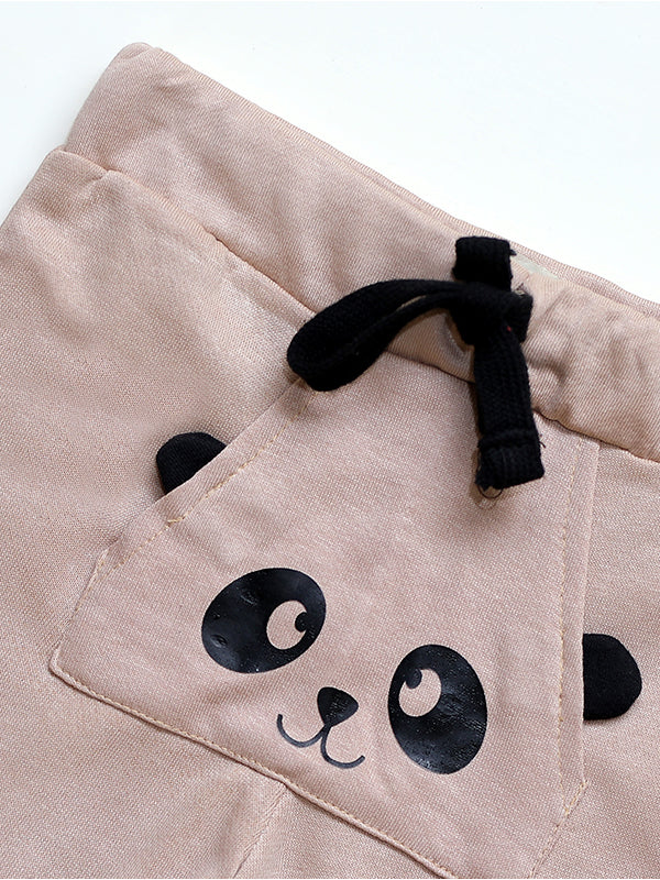 MANGO cotton short - Caramal