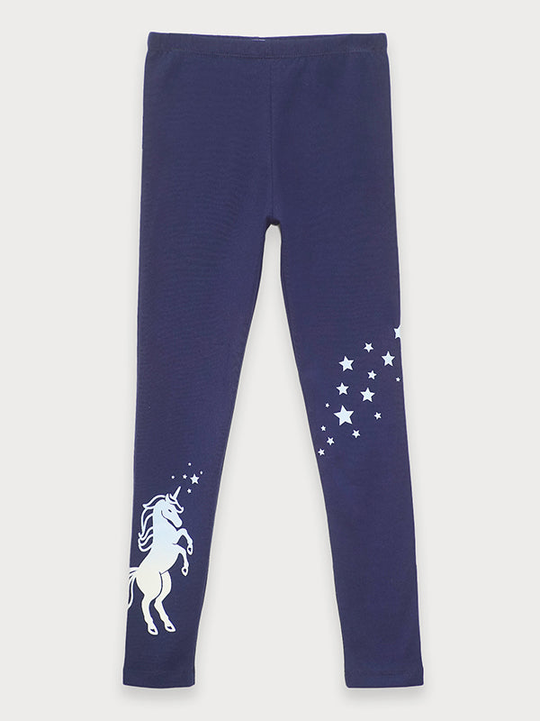 Unicorn Printed girls tights