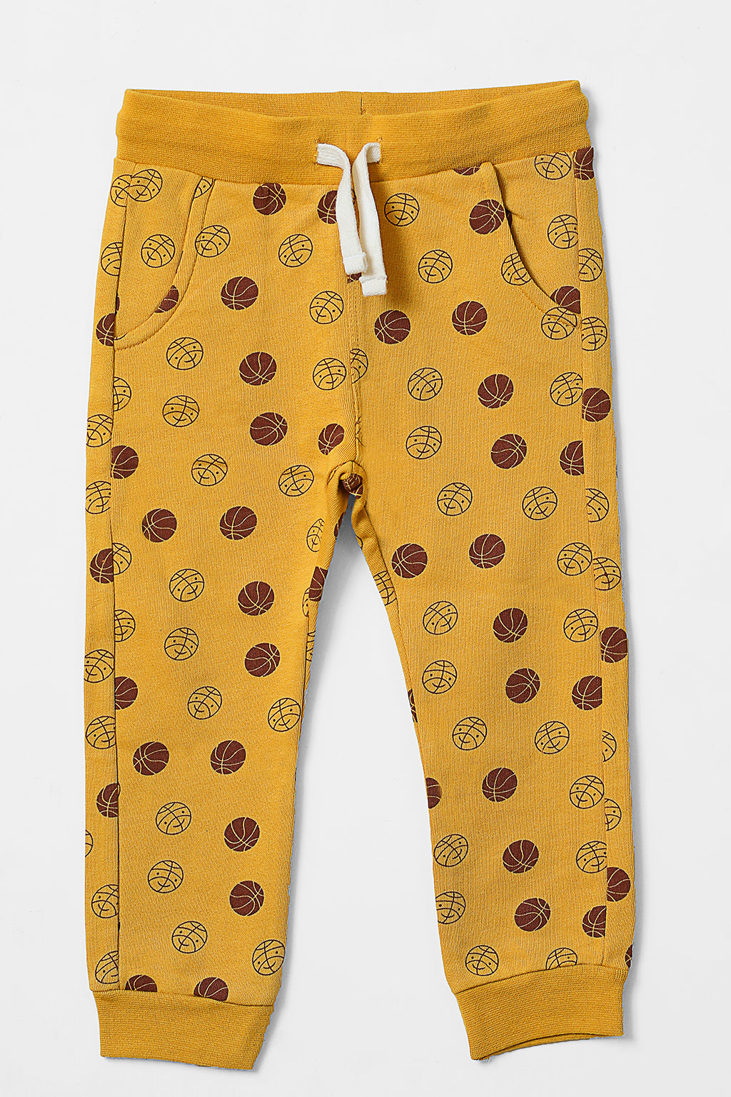 MANGO Yellow Ribbed Pajama