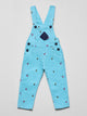 Denim Printed Dungaree Flamingo Graphic