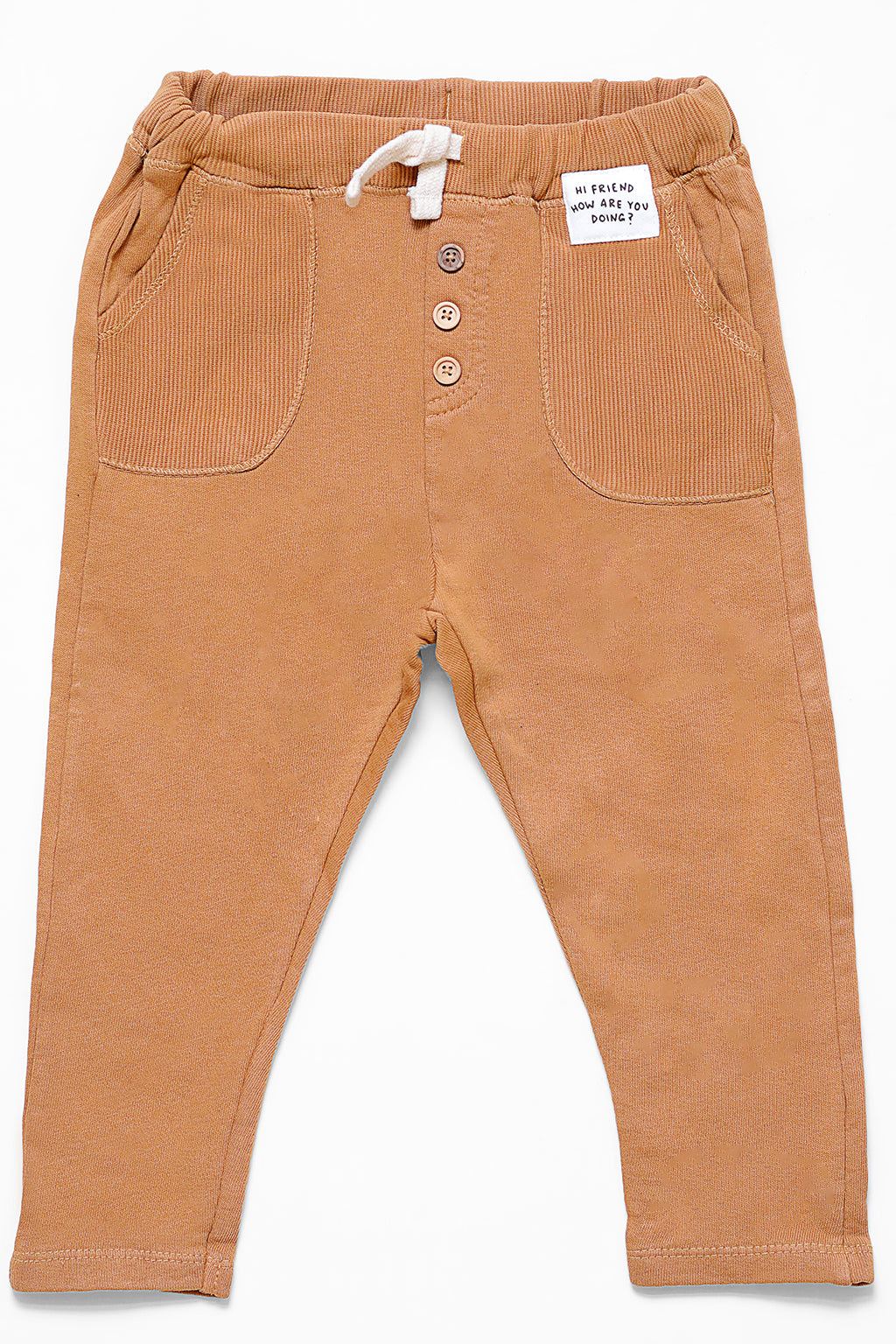 Infants Mustard Button Down Pajama