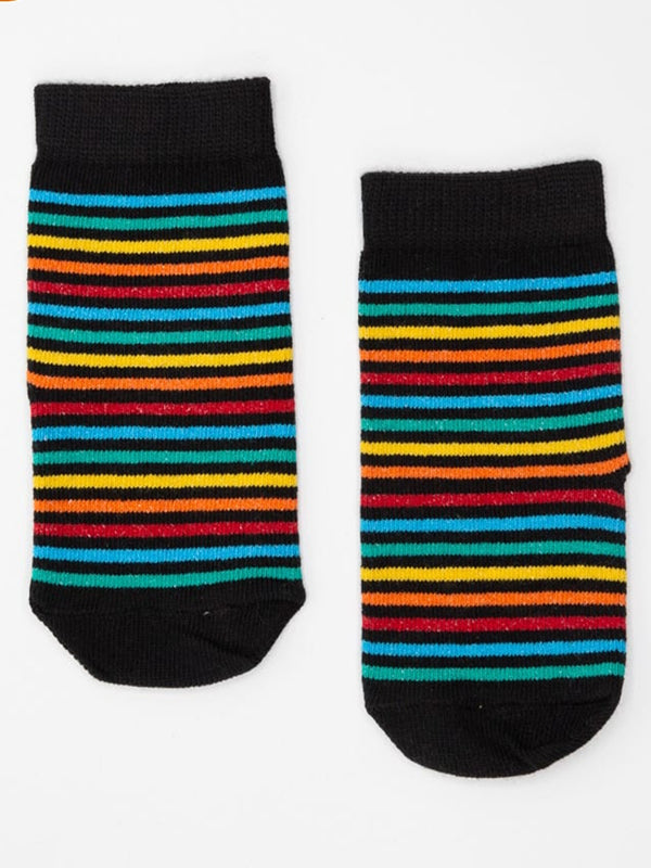 Rainbow lining Crew socks - P09