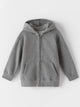 ZARA Fleece Zipper Hoodie - Dark Grey