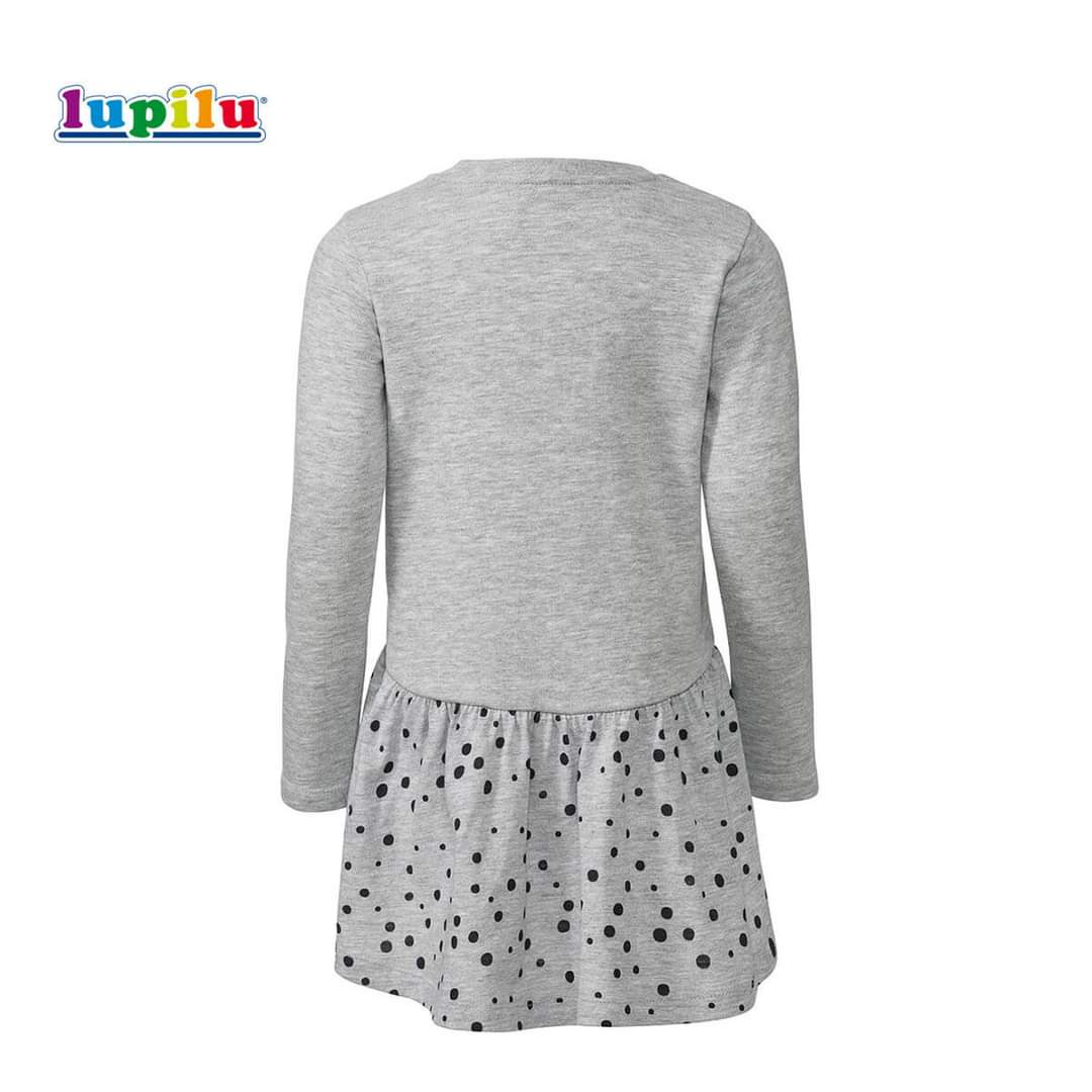 Lupilu Polka Dot Frilled Sweat Dress