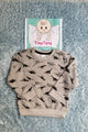 Infants Dinosuar Graphic Double Fleece Sweat Shirt