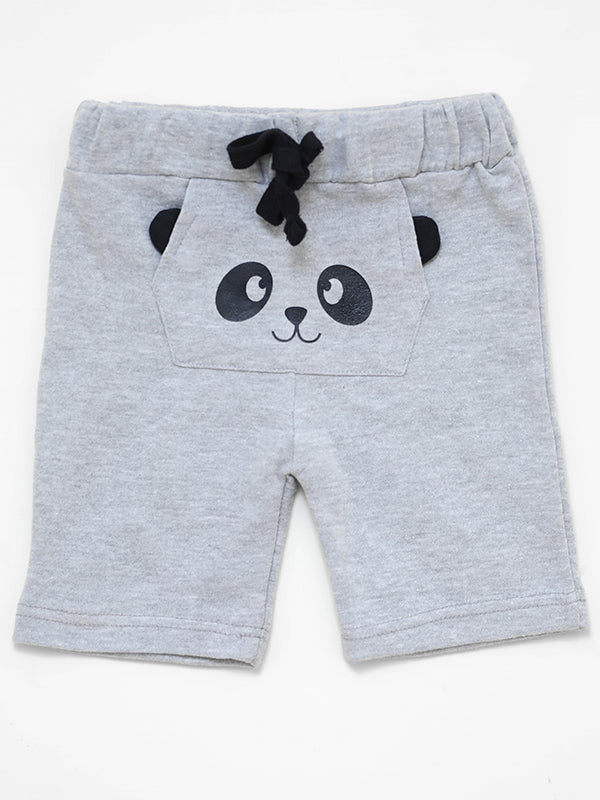 MANGO cotton short - GERY