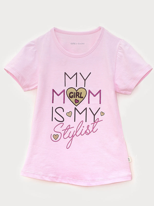 My Mom Is My Stylist - Embroided Tee