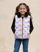 Rainbow Quilted  Puffer Jacket