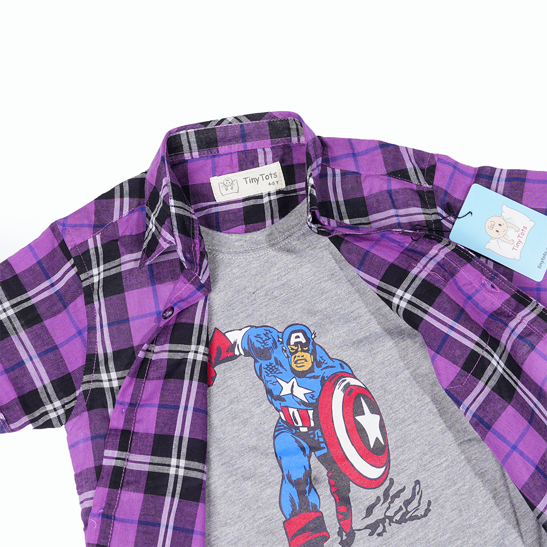 Captain America Double Shirt