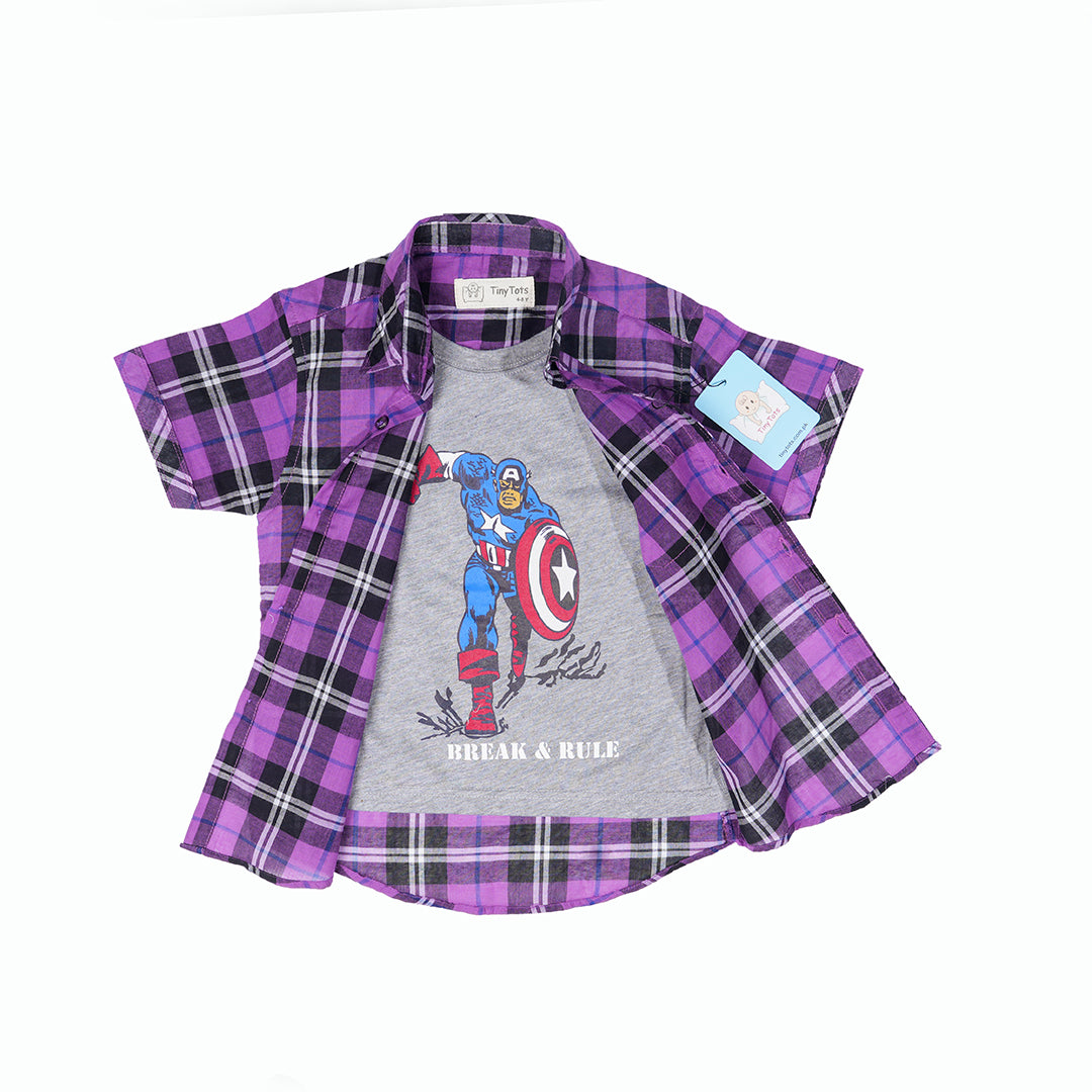 Captain America Double Shirt