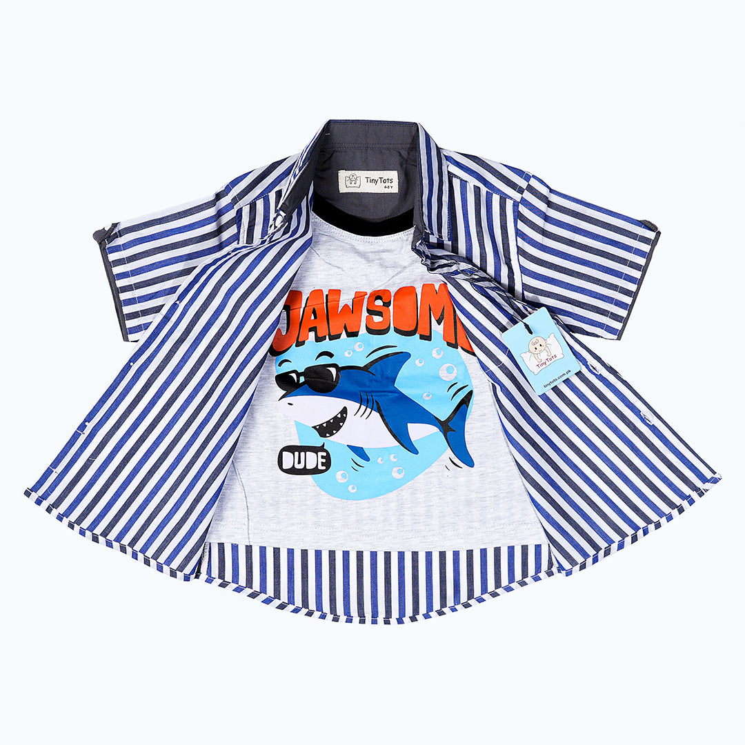 Jawsome Dude Double Shirt