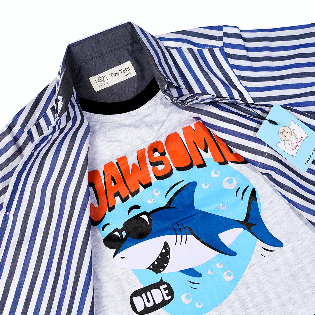 Jawsome Dude Double Shirt