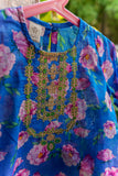 Embroiderd Co-ord set - Blue