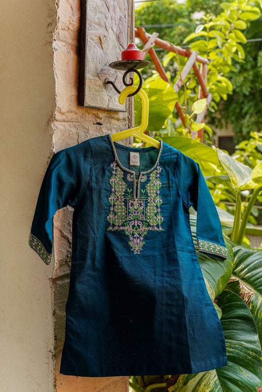 Embroiderd Co-ord set - Emerald