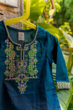 Embroiderd Co-ord set - Emerald